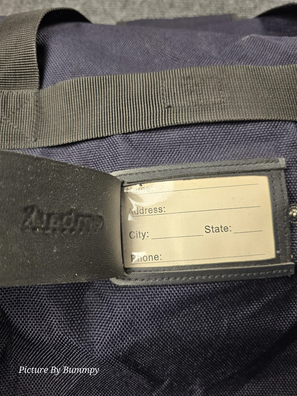 Embark Navy Blue Soft Sided Travel Bag.